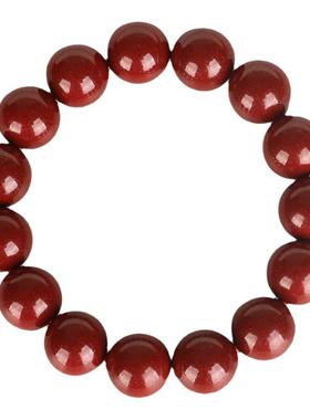 本命年正品天然帝王朱砂手串原矿朱砂手链女款平安转运珠国风礼物