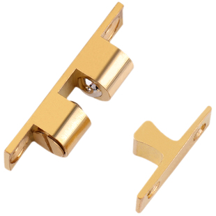 沪闵全铜柜门碰珠门吸锁扣黄铜碰珠锁柜门配件门夹卡扣开关铜门碰