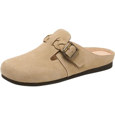 天美意穆勒鞋包头半拖鞋