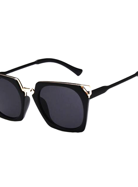 新款网红明星圆脸原宿风太阳眼镜