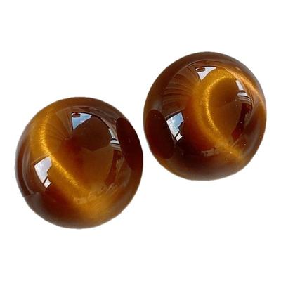 圆球耳钉轻奢高级感气质大气耳环