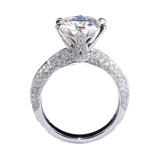 IGI定制裸石CVD培育钻石男女戒指人造合成结婚钻戒女18K项链耳钉