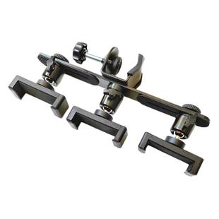 直播支架金属扩展横杆三机位多机位双手机平板通用配件可调节角度