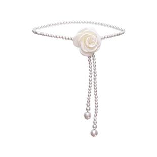 珍珠腰链腰带女饰配裙子夏季连衣裙收腰神器2025新款链条配饰腰封