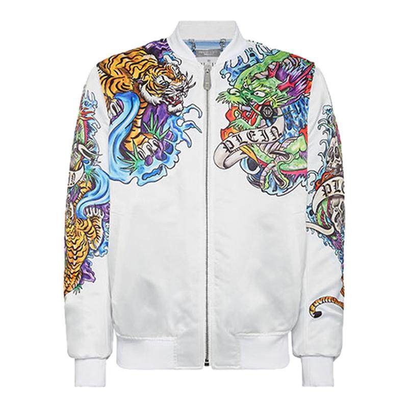 PHILIPP PLEIN 男士TATTOO亮面夹克外套秋冬