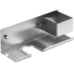 浴室吹风机置物架卫生间壁挂免打孔电风筒304不锈钢支架梳子挂架