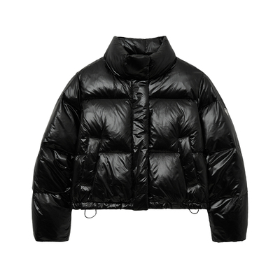 MARITHE女士亮面羽绒服