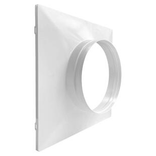 新款方变圆塑料散流器出风口方圆罩天方地圆油烟净化器方转圆接头