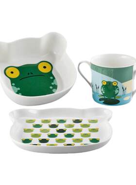 SambonetKids系列Froggy三件套儿童餐具