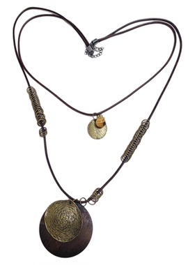 民族风禅意古铜长款项链女