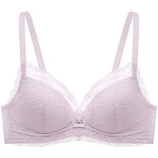 魔力掌花楹|曼妮芬小胸聚拢文胸内衣女士软钢圈蕾丝收副乳胸罩