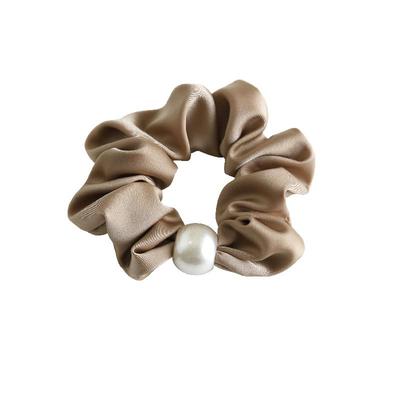 法式复古缎面少女风猪大肠发圈