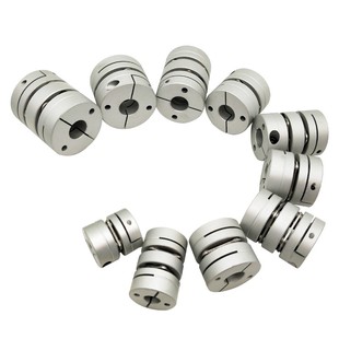 膜片联轴器 铝合金弹性单双膜片叠片伺服电机丝杆杠LK5夹紧连轴节