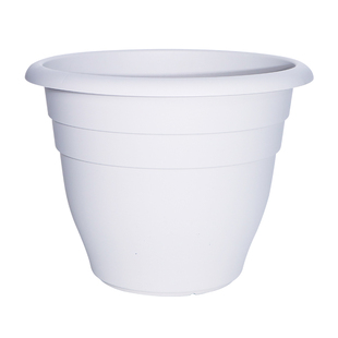 环球霍伦盆简约轻奢塑料塑胶花盆2024新款树脂花盆特大号透气套盆