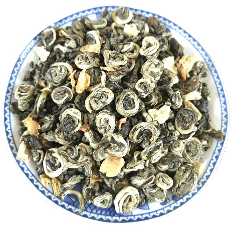 横县茉莉花茶叶香碧螺春2026新茶叶茉莉龙珠白毫玉螺散装浓香型