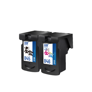 适用佳能PG-845墨盒TS3380 3180黑色MG2580s 3080 2400彩色TS208 308 3480打印机TR4580可加墨MG2580WH CL846