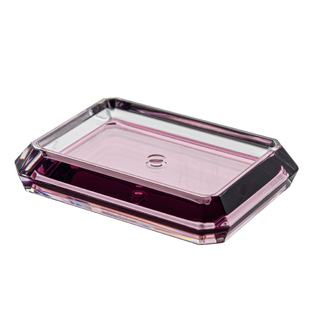 轻奢彩色肥皂盒透明香皂盒家用高级PC皂盒简约耐摔卫生间台面浴室