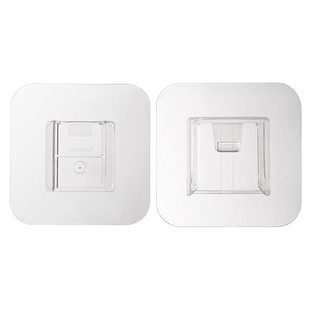 懒角落子母扣粘钩免打孔壁挂卡扣式挂钩上墙无痕贴墙壁插座固定器