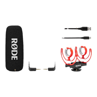 RODE罗德VIDEOMIC NTG枪式麦克风原装配件防震支架充电线防喷海绵