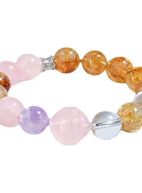 【枕愿】与卿珠宝黄塔晶手串招财女生送闺蜜礼物轻奢高级感手链