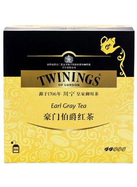 川宁Twinings豪门伯爵红茶100包