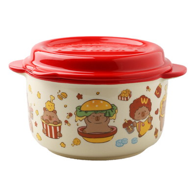 舍里可爱家用耐高温陶瓷泡面碗