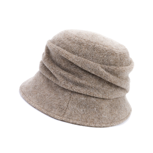 MARJAKURKI玛丽亚古琦进口羊毛帽子女款2025新款秋冬渔夫帽堆堆帽