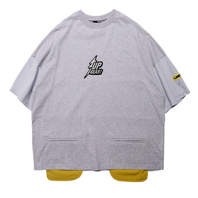 t恤印花宽松大码加大潮牌短袖