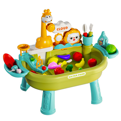 儿童洗碗机厨房玩具宝宝玩水戏水水上乐园水池循环出水过家家女孩