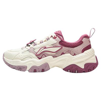 李宁红糖联名款复古运动休闲鞋