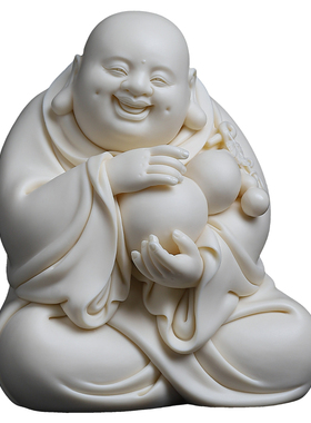 戴玉堂陶瓷林建胜《抱葫芦弥勒》非遗收藏高端艺术品上来家居摆件