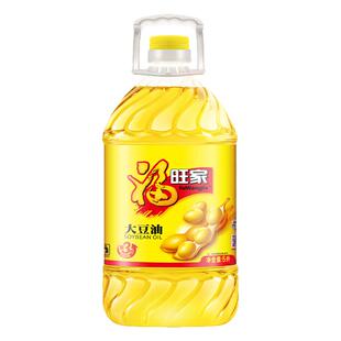 福旺家一级精炼大豆油5L*4桶炒菜餐饮食堂团购 20升商用 工厂直销