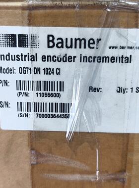 【请询价】全新德国Baumer堡盟工业编码器 OG71 DN 1024