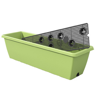 长方形花盆阳台蔬菜专用盆特大号塑料花箱长条家用种菜箱种植神器