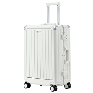 御旅开口拉杆箱万向轮多功能行李箱男女潮20 24寸铝框旅行箱硬箱