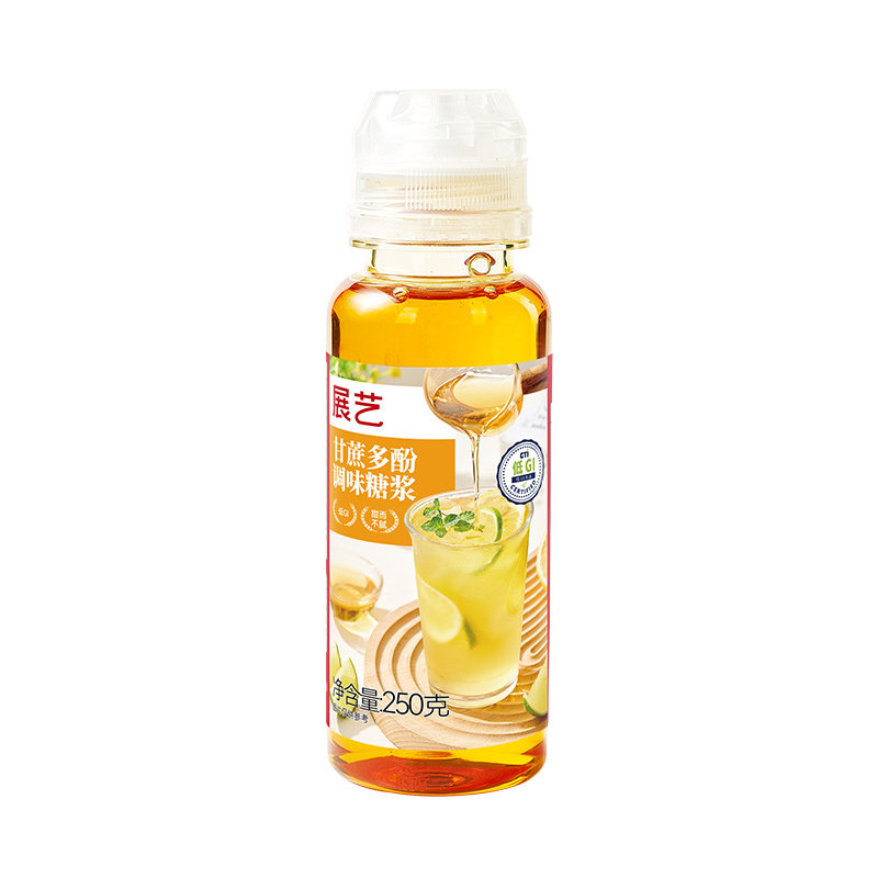 展艺甘蔗多酚低GI调味糖浆柠檬茶甘蔗浓缩水果家用商用奶茶店专用