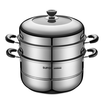 苏泊尔蒸锅304不锈钢加厚大小号
