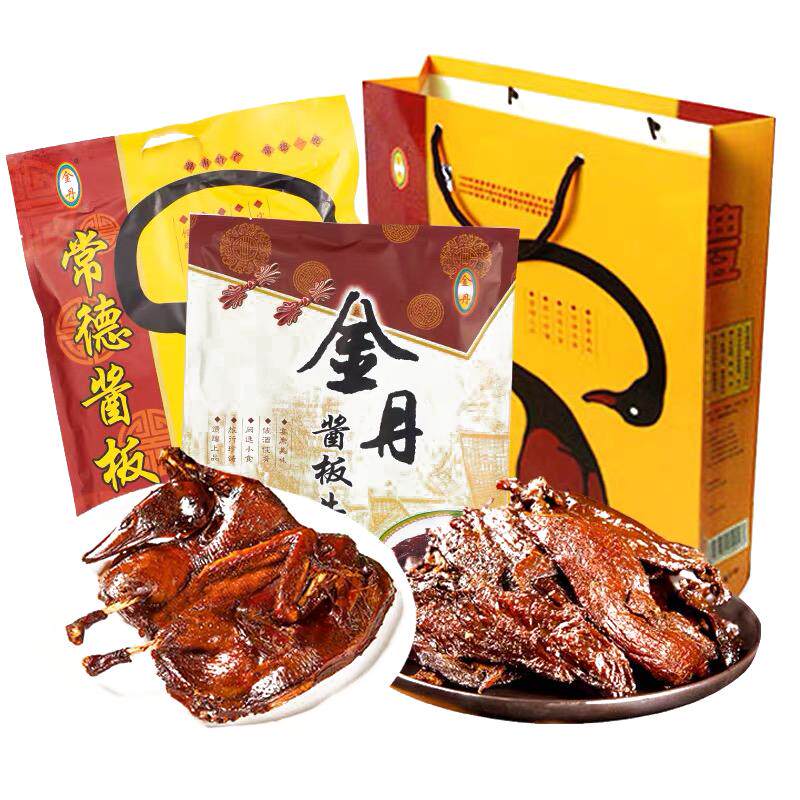 金丹300g礼品常德卤味年货酱板鸭