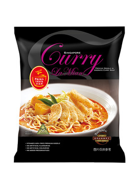 新加坡进口Primataste百胜厨咖喱风味蒸拉面（非油炸方便面）178g