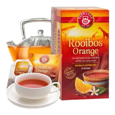 Teekanne德国进口香橙路易波士茶南非博士茶水果花果20个袋泡茶包