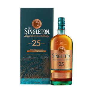 富隆酒业原瓶进口英国苏格登25年单一麦芽苏格兰威士忌 700 ml
