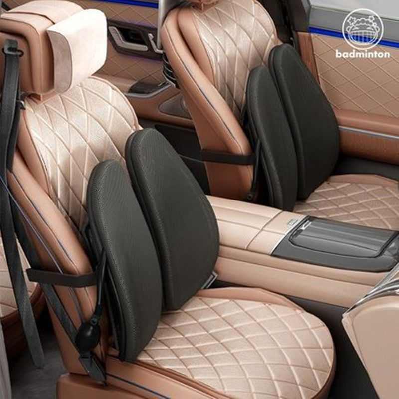 人体工学腰靠腰垫办公室椅久坐神器透气腰靠垫气动护腰垫汽车背靠