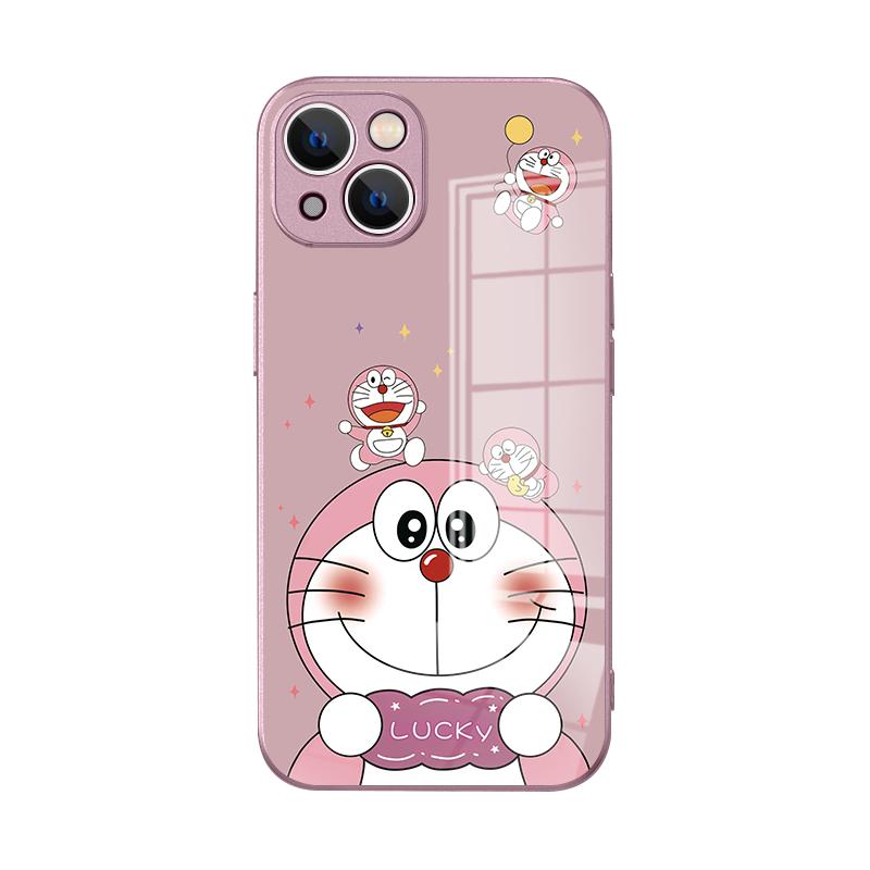 iphone17哆啦a梦情侣手机壳16/15苹果14promax任意机型13卡通12叮当猫11蓝胖子mini可爱适用xs