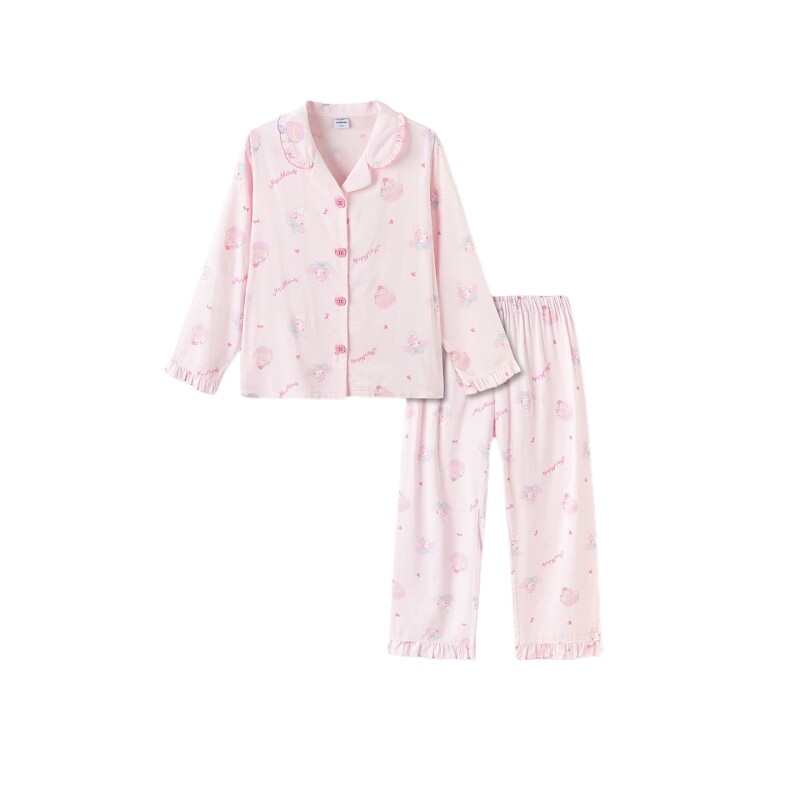 巴拉巴拉女童家居服儿童睡衣套装