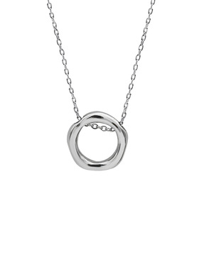 纯银十字链女个性简约项链