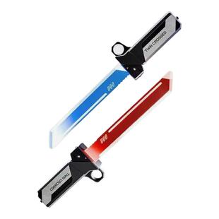 对插双刀流发光双刃光剑玩具儿童发光玩具男孩玩具伸缩刀剑死侍刀