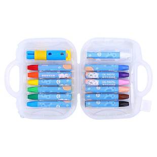 晨光油画棒套装可水洗蜡笔幼儿园专用安全无毒小学生盒装画笔儿童蜡笔专用水溶彩绘棒宝宝丝滑diy炫彩棒彩笔