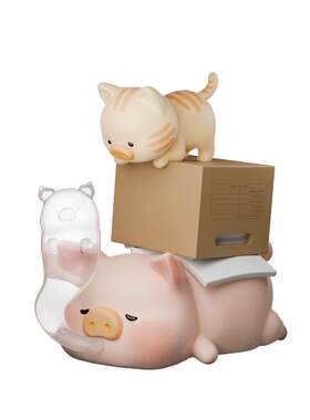 52TOYS罐头猪LuLu上班猪事多系列盲盒手办潮玩玩具摆件礼物