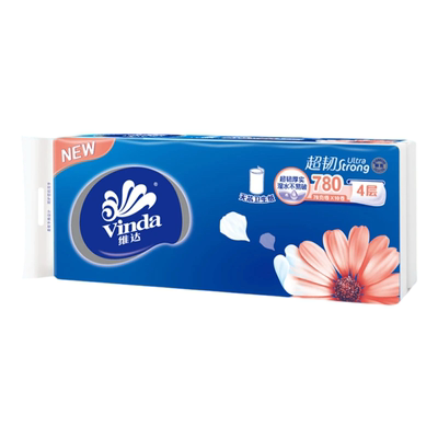 维达卷纸4层780克提装卫生间专用大号厕纸长卷手纸实惠家用包邮