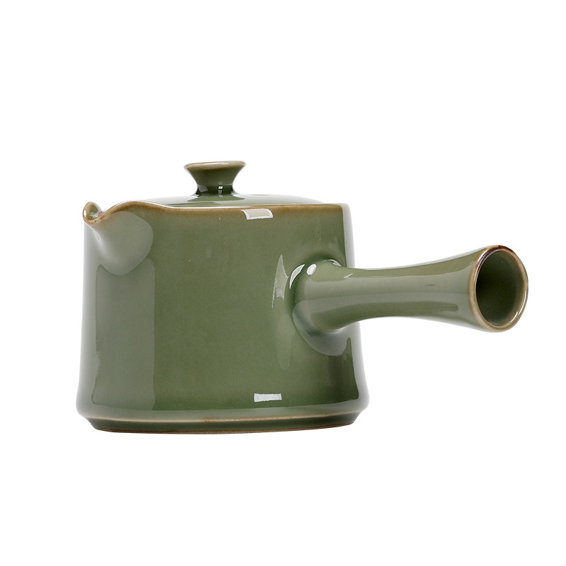 中式陶瓷侧把壶功夫茶具泡茶壶